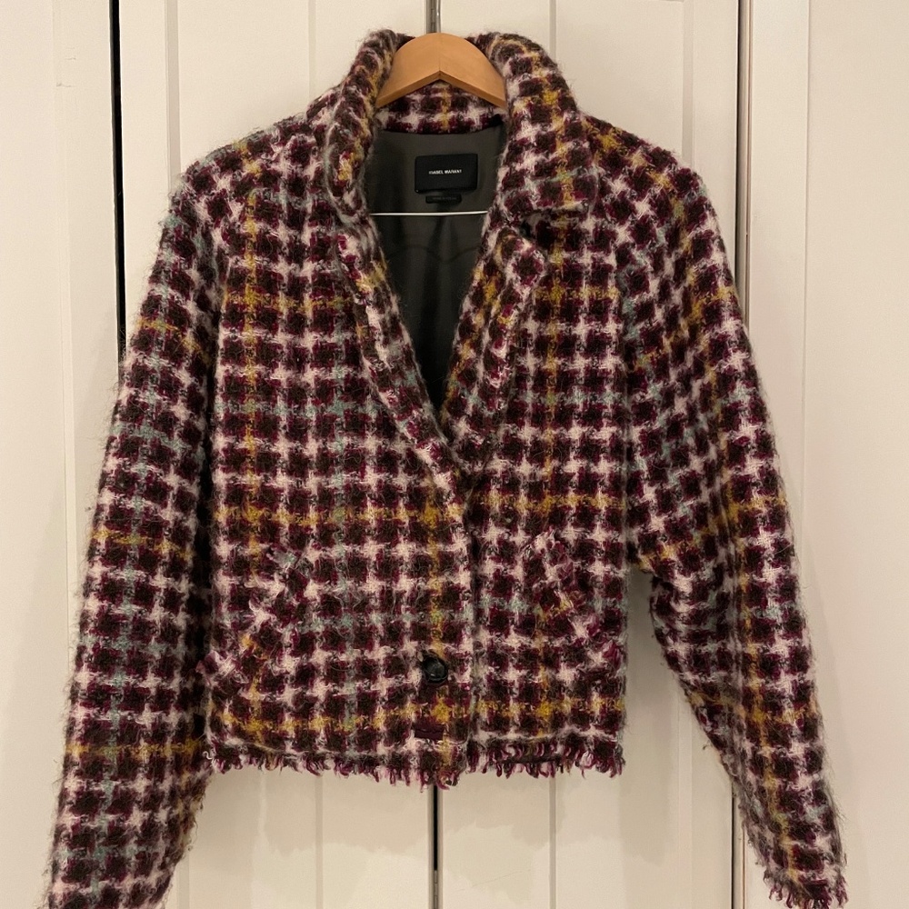 Isabel Marant Tweed plaid Jacket - Picture 2 of 3